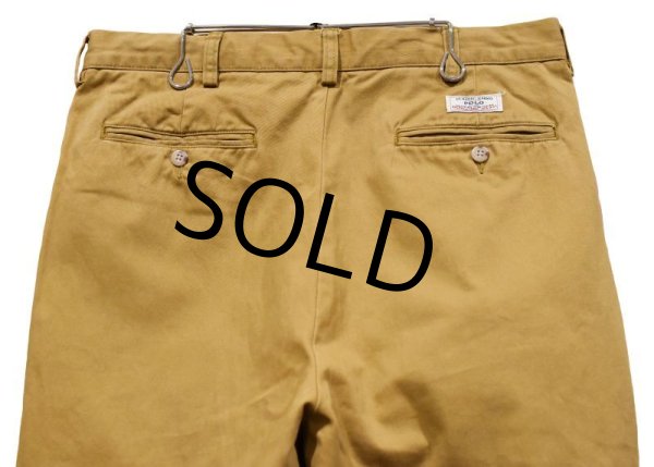 画像7: 【POLO RALPH LAUREN】ラルフローレン【ブラウン】ANDREW PANTS【CLASSIC CHINO】【２タック】【コットンパンツ】【34×32】  (7)