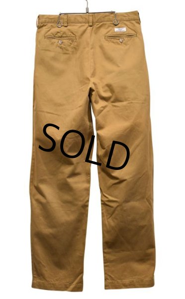 画像4: 【POLO RALPH LAUREN】ラルフローレン【ブラウン】ANDREW PANTS【CLASSIC CHINO】【２タック】【コットンパンツ】【34×32】  (4)