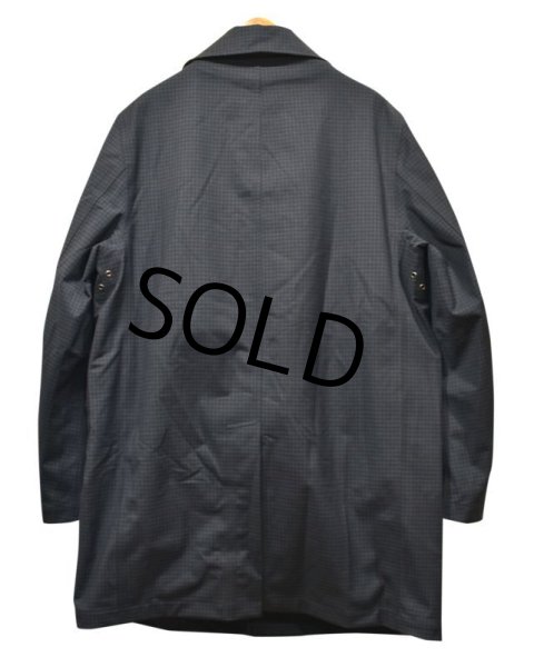 画像3: 【ブルックスブラザーズ】【紺×黒ギンガム】【レインコート】【ステンカラーコート】【スプリングコート】【46R】  (3)
