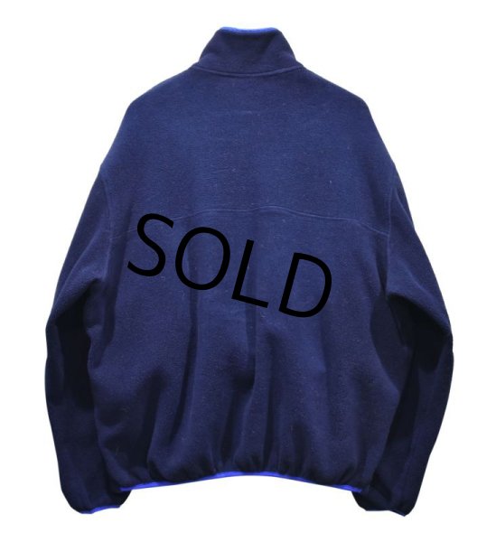 画像3: 【ビンテージ】L.L.Bean【LLビーン】【紺x水色】【フルジップ】【フリースカーディガン】  (3)