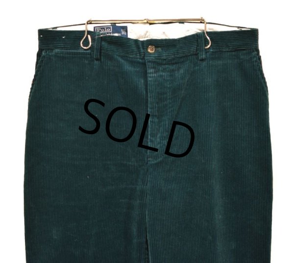 画像4: 【ラルフローレン】POLO RALPH LAUREN【緑】【コーデュロイパンツ】【36X34】  (4)