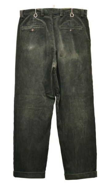 画像4: 【ビンテージ】【オールドギャップ】【GAP】【EASY FIT】2タック【モスグリーン】【コーデュロイパンツ】【34×30】  (4)