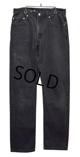 画像3: USA製【ビンテージ】【LEVI'S】【リーバイス５０５】505【黒】【デニムパンツ】ブラックデニム【33ｘ34】  (3)