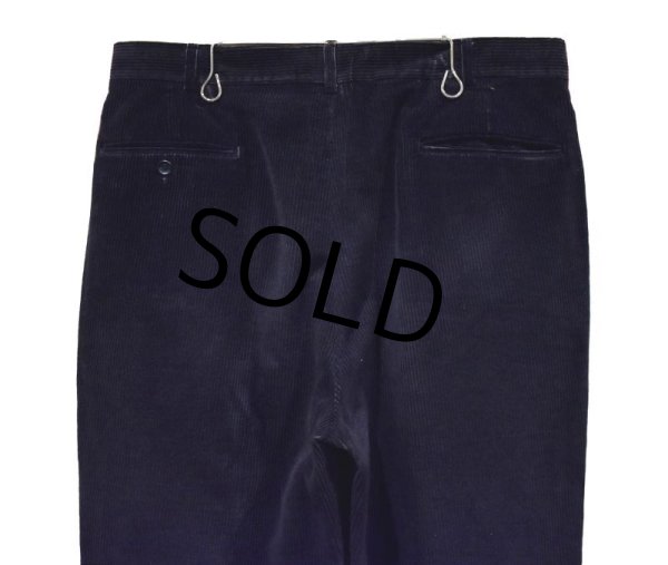 画像5: USA製【ビンテージ】【ORVIS】【オービス】紺【コーデュロイスラックス】コーデュロイパンツ【W34】  (5)