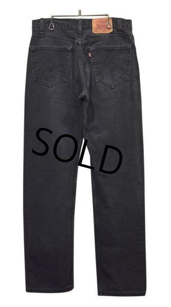 画像5: USA製【ビンテージ】【LEVI'S】【リーバイス５０５】505【黒】【デニムパンツ】ブラックデニム【33ｘ34】  (5)