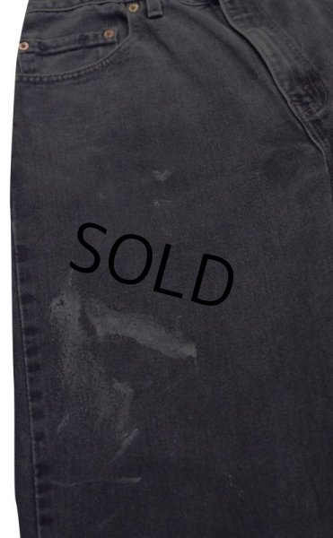 画像4: USA製【ビンテージ】【LEVI'S】【リーバイス５０５】505【黒】【デニムパンツ】ブラックデニム【33ｘ34】  (4)