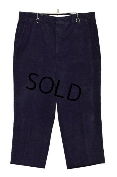 画像2: USA製【ビンテージ】【ORVIS】【オービス】紺【コーデュロイスラックス】コーデュロイパンツ【W34】  (2)