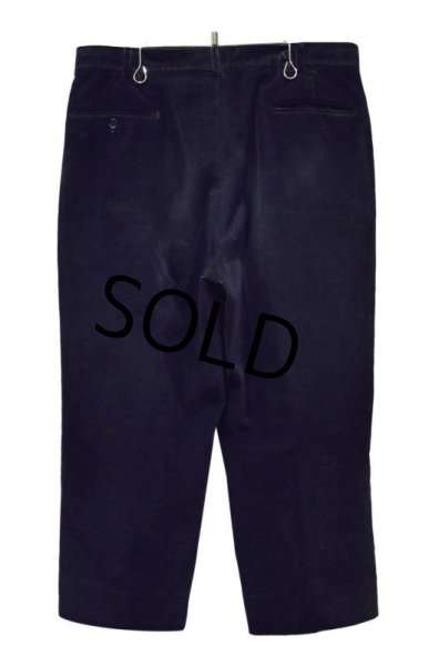 画像4: USA製【ビンテージ】【ORVIS】【オービス】紺【コーデュロイスラックス】コーデュロイパンツ【W34】  (4)