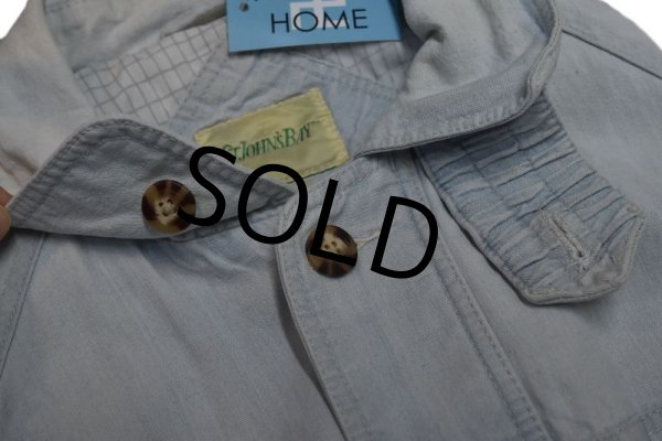 画像4: 【ST.JOHN'S BAY】【セントジョンズベイ】【シャンブレー】【ジップアップブルゾン】コットンブルゾン【サイズL】  (4)