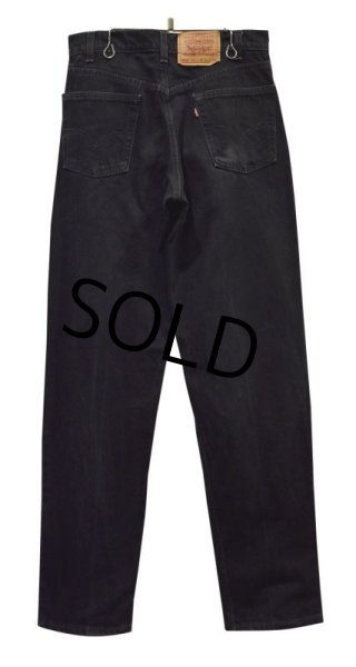画像5: 90's【USA製】【ビンテージ】【LEVI'S】【リーバイス５５０】550【黒】【デニムパンツ】ブラックデニム【31ｘ34】  (5)