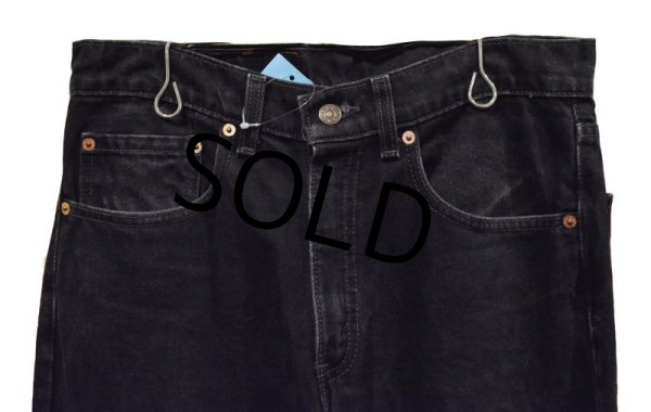 画像4: 90's【USA製】【ビンテージ】【LEVI'S】【リーバイス５５０】550【黒】【デニムパンツ】ブラックデニム【31ｘ34】  (4)