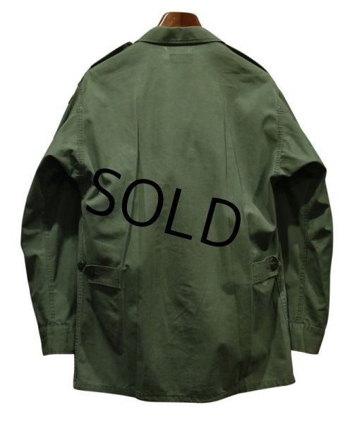 画像5:  60's【ビンテージ】【米軍実物】U.S.ARMY【ノンリップ】初期型【ジャングルファティーグシャツ】【ファティーグジャケット】【M-long】  (5)
