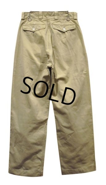 画像5: 【50〜60’s】【ビンテージ】【フランス軍】【Ｍ-52】【フレンチアーミー】【チノパンツ】【W27程度】  (5)