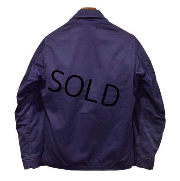 画像3: 70's【ビンテージ】【米軍実物】U.S.NAVY【濃紺】【サブマリンジャケット】ユーティリティージャケット  (3)