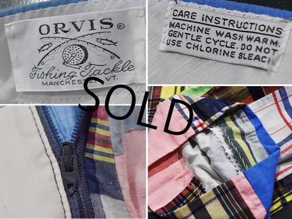 画像3: 70's【ビンテージ】【ORVIS】【オービス】【パッチワークパンツ】【W31程度】  (3)