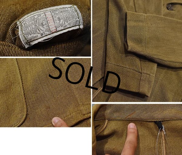 画像2: ~30’s【USA製】ブラウン【ウールジャケット】テーラードジャケット   (2)
