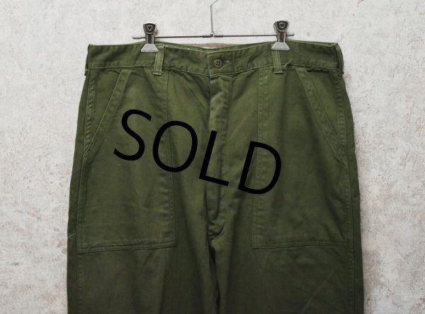画像6: 【60's】【米軍実物】【ビンテージ】OG107【ベイカーパンツ】【ユーティリティパンツ】【Ｗ３６程度】  (6)