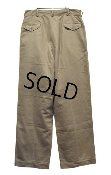 画像5: 【50's】【ビンテージ】【U.S.ARMY】米軍実物【チノパンツ】【チノパン】【34x33】  (5)