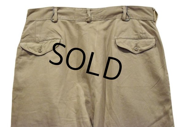 画像6: 【50's】【ビンテージ】【U.S.ARMY】米軍実物【チノパンツ】【チノパン】【34x33】  (6)