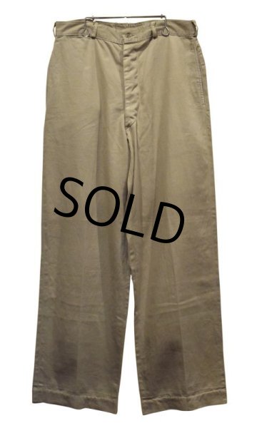 画像3: 【50's】【ビンテージ】【U.S.ARMY】米軍実物【チノパンツ】【チノパン】【34x33】  (3)