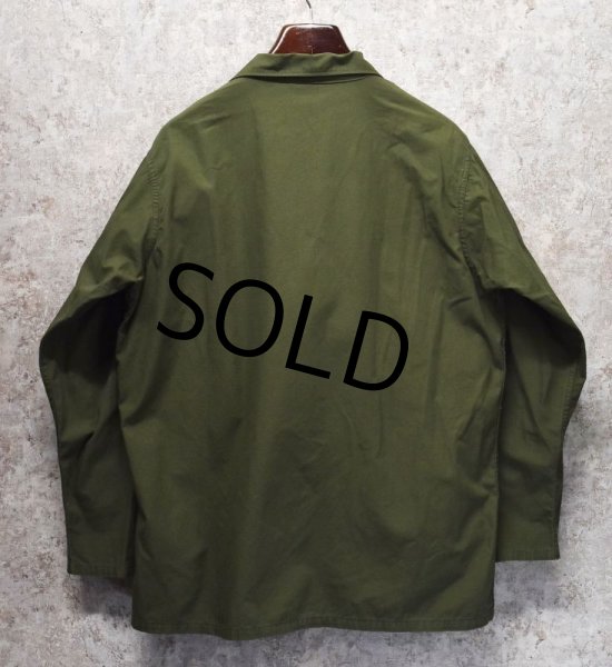 画像3: 【60's】【ビンテージ】【B.V.D】u.s.army【PX品】【コットンポプリン】【ユーティリティシャツ】【サイズＬ】  (3)