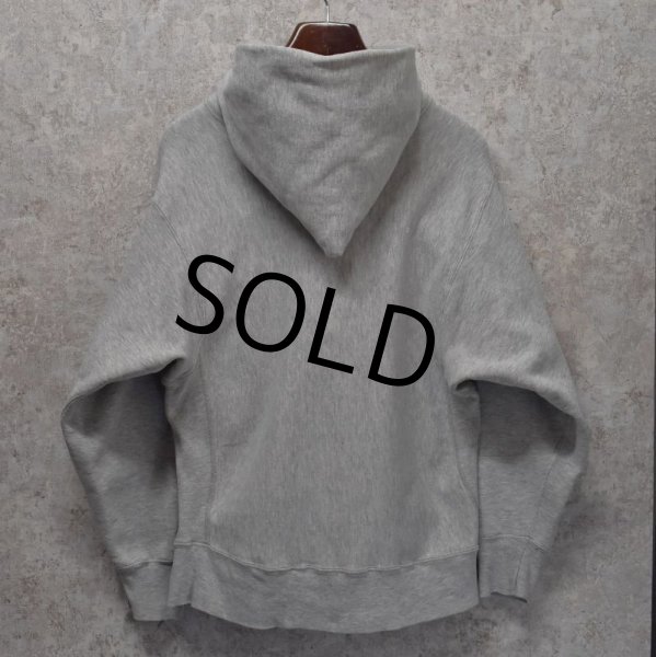 画像3: 80's【USA製】ビンテージ【チャンピオン】Champion【トリコタグ】グレー【VIRGINIA】【リバースウィーブパーカー】【サイズL】  (3)