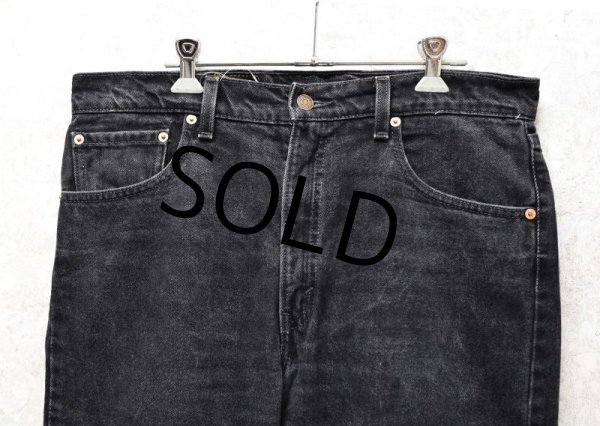 画像5: 90's【USA製】【ビンテージ】【LEVI'S】【リーバイス】【550】【ブラックデニム】【36x34】  (5)