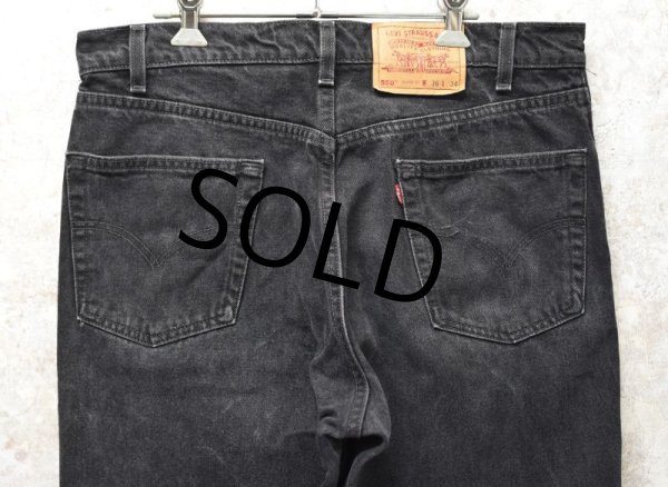 画像6: 90's【USA製】【ビンテージ】【LEVI'S】【リーバイス】【550】【ブラックデニム】【36x34】  (6)