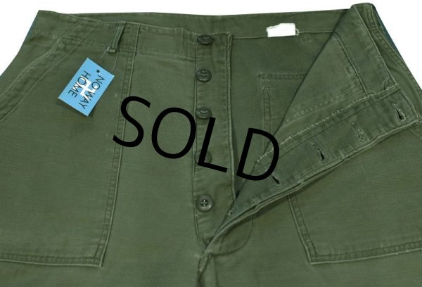 画像4: 【ビンテージ】 U.S.ARMY【米軍実物】【UFOボタン】【ベイカーパンツ】【ユーティリティパンツ】【OG-107】【36ｘ35】 (4)