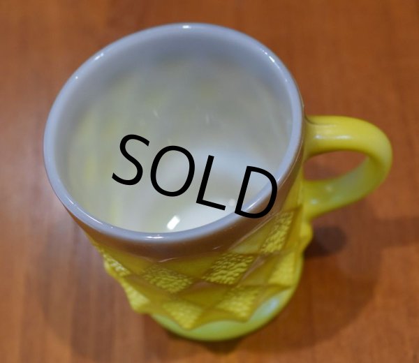 画像3: 【Fire King】【ファイヤーキング】【黄色】【キンバリー】【マグカップ】  (3)