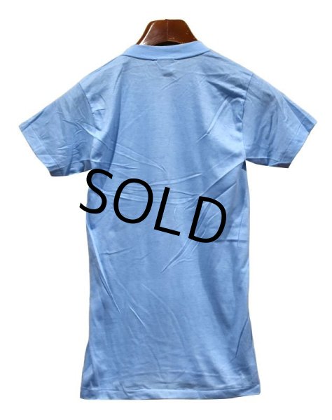 画像3: ほぼ未使用!!【ビンテージ】【Cal Cru】カルクルー【International volks＆march】【Fort Jackson S.C.】水色【Tシャツ】サイズＳ  (3)