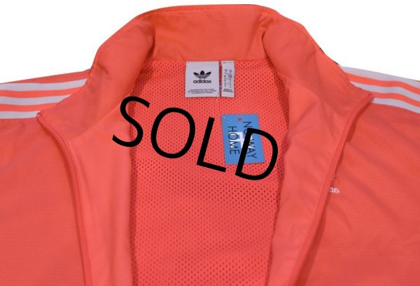 画像4: 【ビンテージ】【adidas】【アディダス】【ショッキングピンクx白ライン】トラックジャージ【トラックジャケット】【サイズS】  (4)