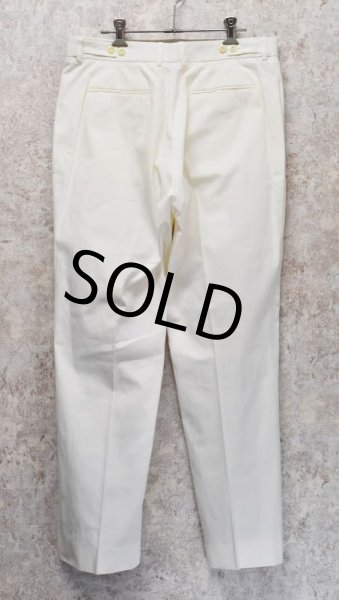 画像7: 【ビンテージ】【英国製】【Duffer of St Geoge】ダファーオブセントジョージ【白】【スラックス】【W32程度】  (7)