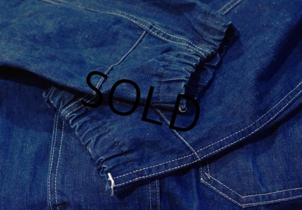 画像6: 50's【ビンテージ】【SETLOW】デニム【オーバーオール】フード付き【つなぎ】【オールインワン】【サイズ40】  (6)