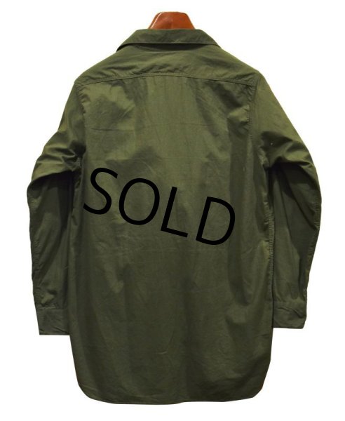 画像4: 40's【米軍実物】【ビンテージ】ステンシル入り【U.S.NAVY】【N-3】ポプリンシャツ【US15】  (4)