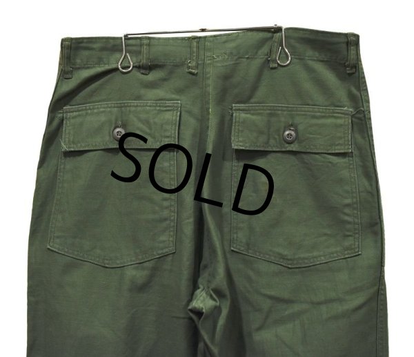 画像7: 【ビンテージ】U.S.ARMY【米軍実物】【UFOボタン】OG-107【ベイカーパンツ】【ユーティリティパンツ】【36x33】 (7)