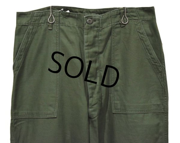 画像5: 【ビンテージ】U.S.ARMY【米軍実物】【UFOボタン】OG-107【ベイカーパンツ】【ユーティリティパンツ】【36x33】 (5)