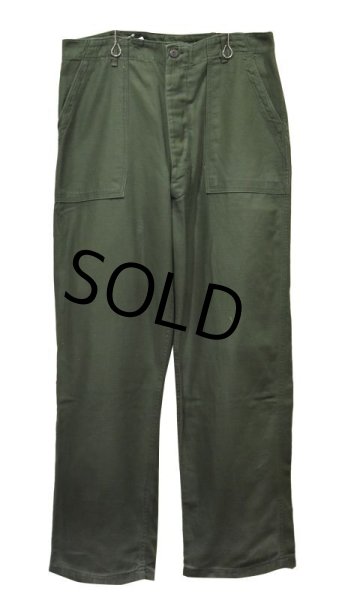 画像4: 【ビンテージ】U.S.ARMY【米軍実物】【UFOボタン】OG-107【ベイカーパンツ】【ユーティリティパンツ】【36x33】 (4)