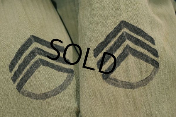 画像4: 【40's】【米軍実物】【ビンテージ】USMC【ステンシル入り】【P-47】【HBTジャケット】  (4)