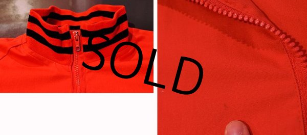 画像3: USA製【80's】【ビンテージ】【チャンピオン製】【アバクロンビー&フィッチ】【アバクロ】【赤×黒リブボーダー】【ジップアップブルゾン】  (3)