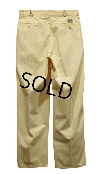画像4: USA製【ラルフローレン】POLO RALPH LAUREN【イエロー】POLO CHINO【２タック】コットンパンツ【32×30】  (4)