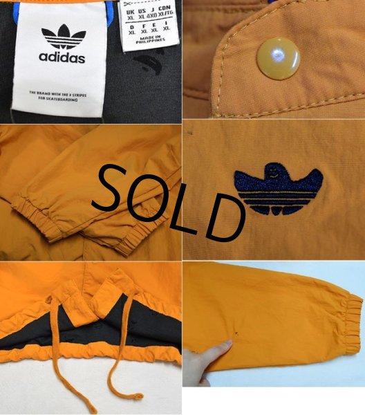 画像2: 【ビンテージ】【adidas】アディダス【オレンジ】マーク・ゴンザレス【シュムー】ジップアップブルゾン【サイズXL】  (2)