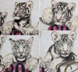 画像3: 【90's】USA製【デッドストック】【SIGNAL SPORT】白青 霜降り【ホワイトタイガー】SIEGFRIED＆ROY 【Ｔシャツ】ビッグサイズ【サイズXL】  (3)