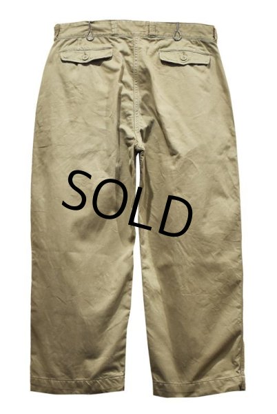 画像6: 【50〜60’s】【ビンテージ】【フランス軍】【Ｍ-52】【フレンチアーミー】【チノパンツ】【W34程度】  (6)