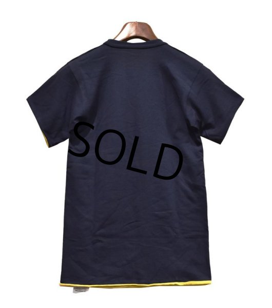 画像3: デッドストック【90's】【ビンテージ】【U.S.NAVY】【紺ｘ黄】リバーシブル【Ｔシャツ】【サイズＳ】  (3)