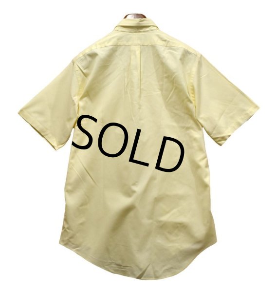 画像3: POLO RALPH LAUREN【オールドラルフローレン】【黄】胸刺繡入り【ボタンダウン】【半袖シャツ】【サイズL】   (3)