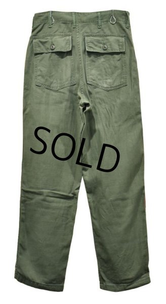 画像6: 70's【米軍実物】ビンテージ【U.S.ARMY】【UFOボタン】ベイカーパンツ【ユーティリティパンツ】【OG107】【30X31】  (6)