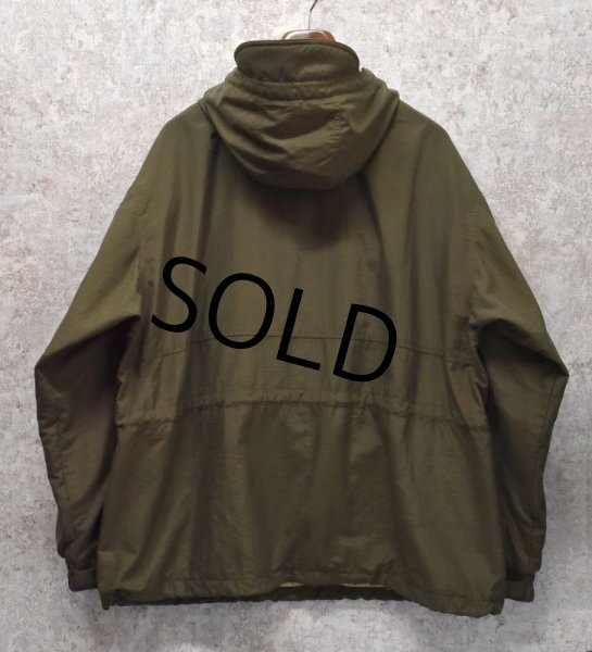 画像3: 【ビンテージ】【EMS】【カーキ】オリーブグリーン【アノラックパーカー】ブルオーバージャケット【サイズL】  (3)