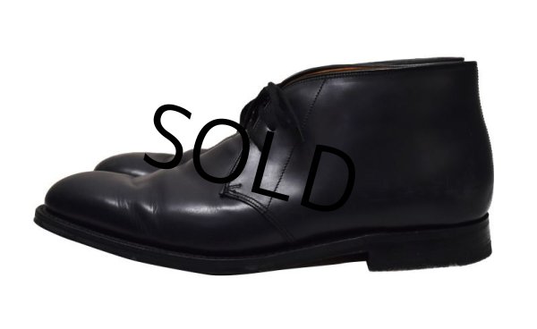 画像4: 【ビンテージ】USA製【CHURCH'S】チャーチ【黒】Custom Grade【チャッカブーツ】【8.5 F 8-1/2程度】  (4)