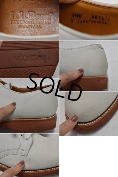 画像2: USA製【ビンテージ】L.L.Bean【エルエルビーン】【ホワイトバックス】シューズ【9 1/2D】【27.5cm程度】  (2)
